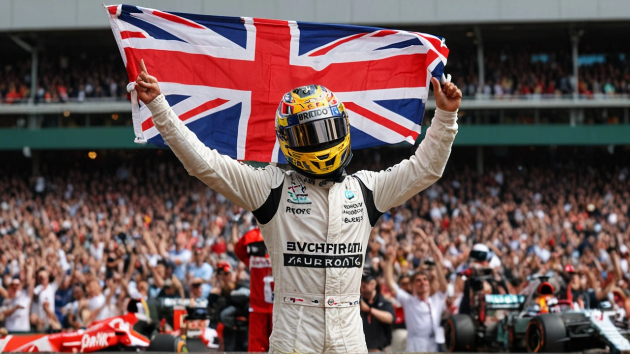 Lewis Hamilton logra una emocionante victoria en el Gran Premio de Gran Bretaña