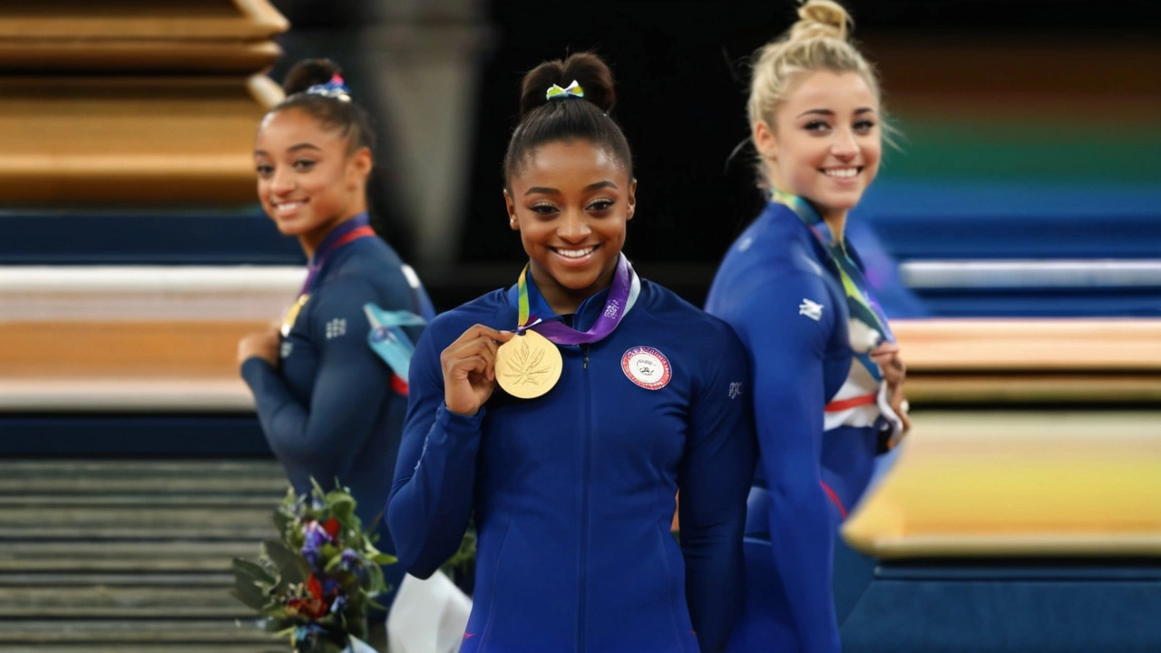 Simone Biles asegura su tercer oro en París 2024 con una victoria brillante en salto