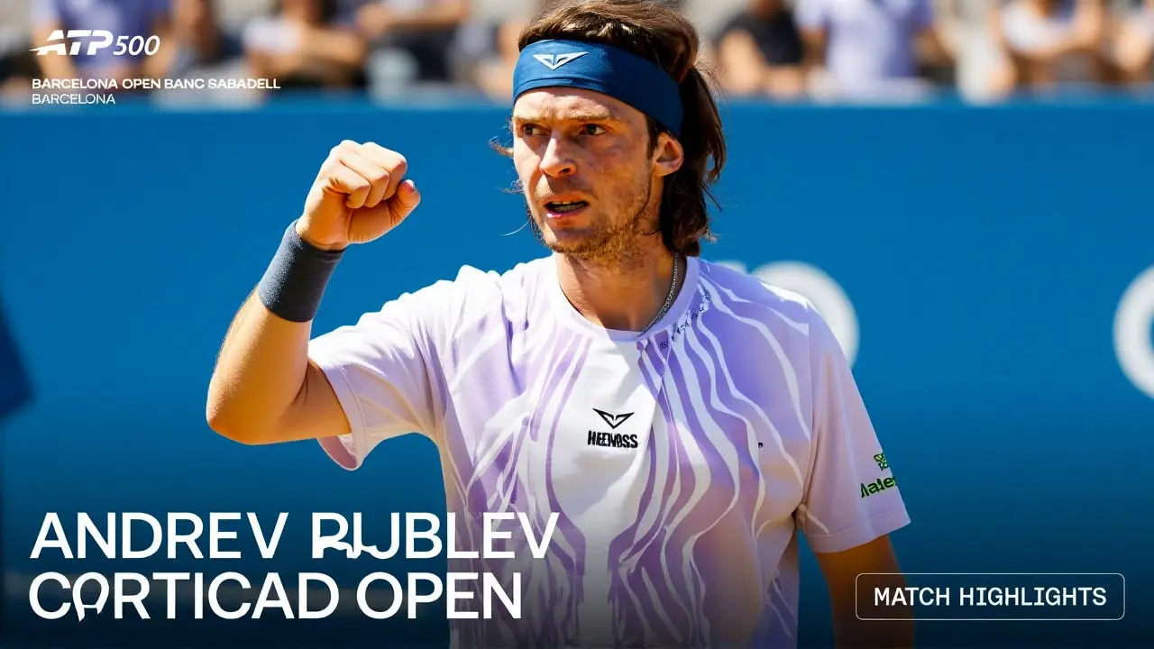 Rublev rompe su maldición en Barcelona tras batallar con Medjedovic